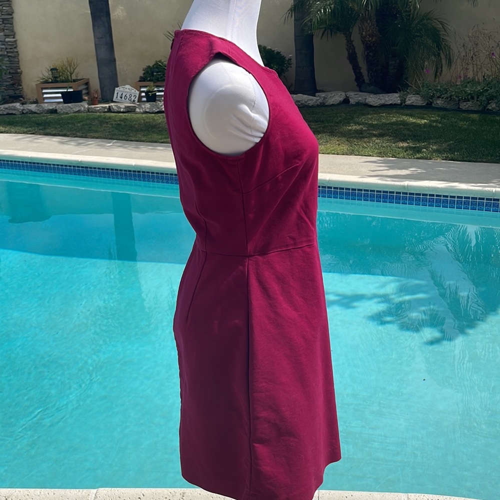 GAP | cotton, A-line, pink dress | size 0 | Pockets - Picture 4 of 9